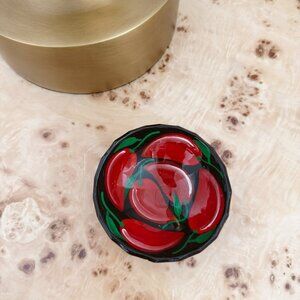 Miniature Hand Painted Chili Pepper Dish Bowl